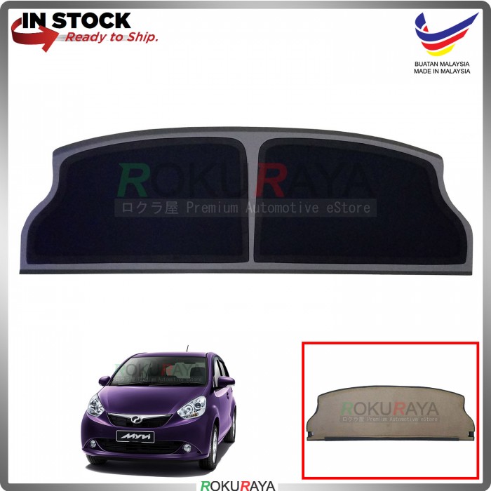 Perodua Myvi (2nd Gen) 20112018 Custom Fit Rear Top Speaker Board 12mm